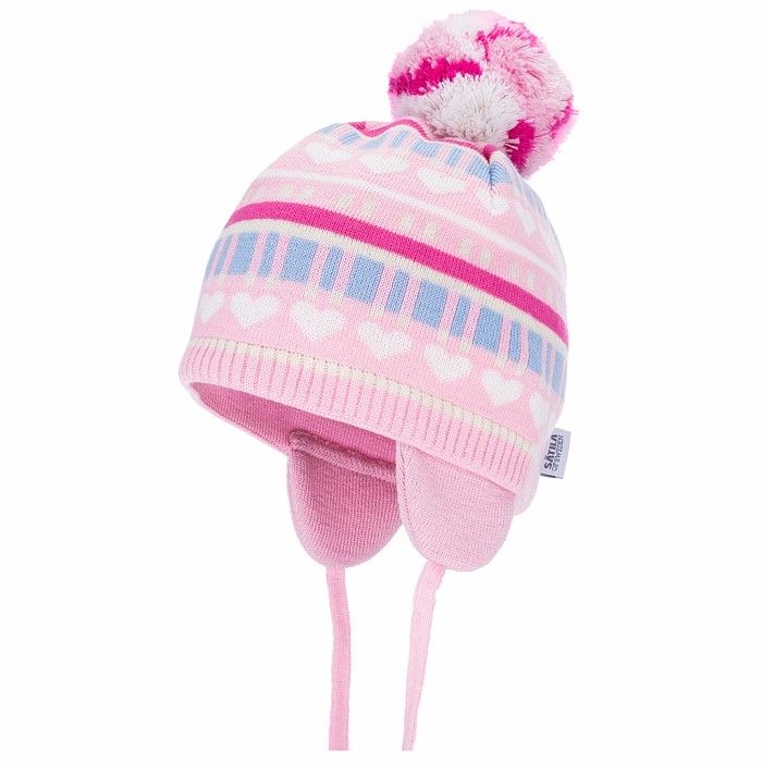 купить вязаную шапку для девочки на весну осень зиму