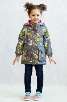 Куртка для девочки Oldos (арт. Лали, цвет серый)