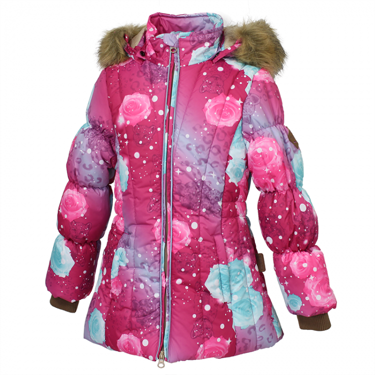 Куртка для девочки Huppa (арт. 17810030-61163 Mette, цвет розовый)