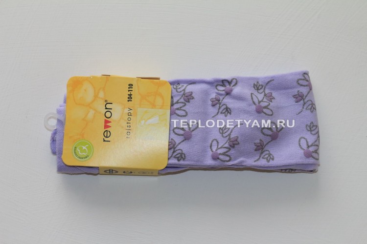 Колготки Rewon для девочки (арт.539 004-07А, цвет лиловый)