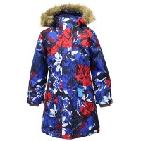 Пальто для девочки Huppa (арт. 12200030-71235 Mona, цвет синий)