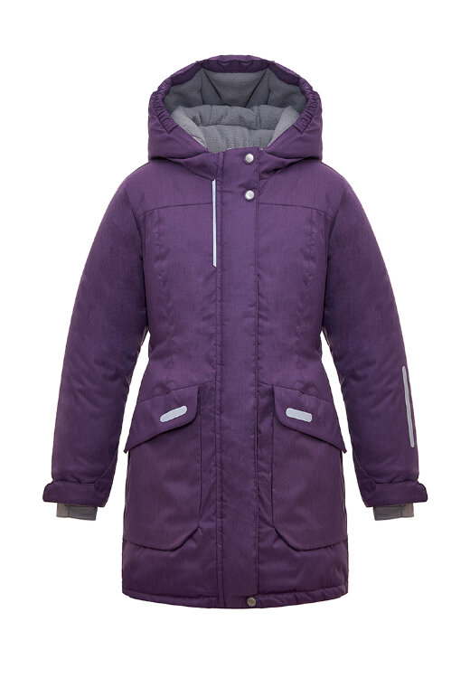 Пальто для девочки Oldos Active (Салли, цвет сливовый)