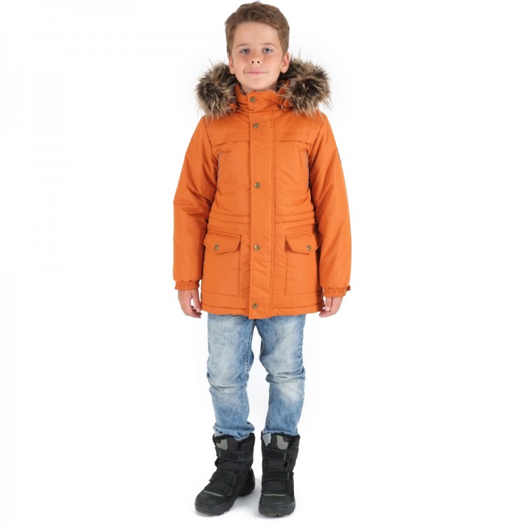 Куртка-парка для мальчика Premont (арт. W 16212, цвет оранжевый)