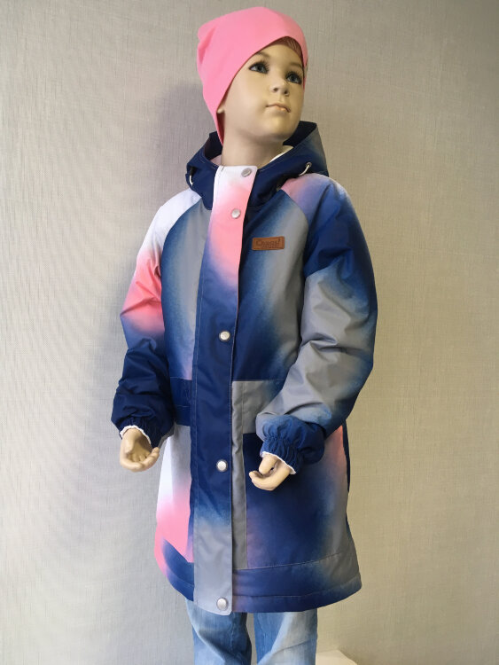 Куртка для девочки Oldos Active (арт. Вирджиния сапфировый розовый)