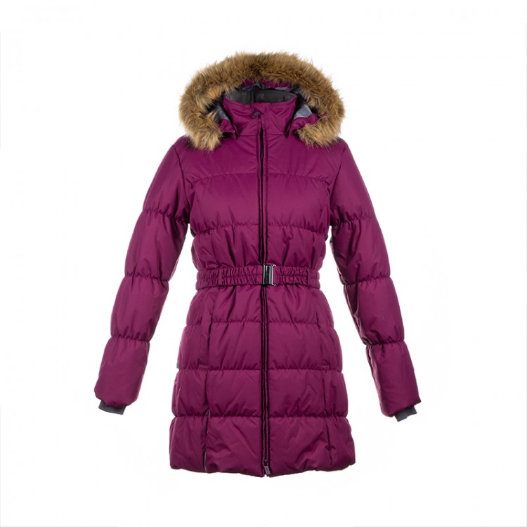 Пальто для девочки Huppa (арт. 12030030-80034 Yacaranda, burgundy)
