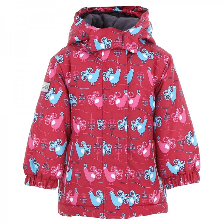 Куртка для девочки Lappi Kids (арт. 2809 TAIKA, цвет красный)