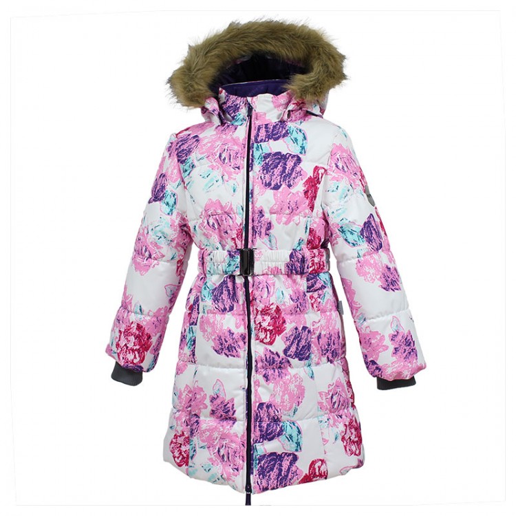 Пальто для девочки Huppa (арт. 12030030-71520 Yacaranda, цвет белый)