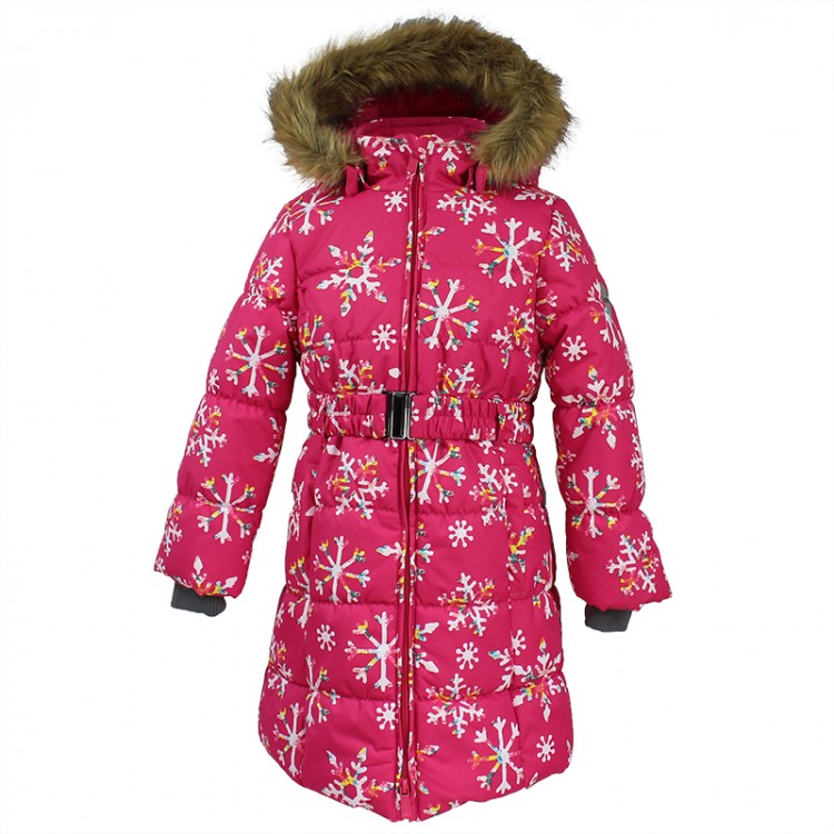 Пальто для девочки Huppa (арт. 12030030-71663 Yacaranda, цвет фуксия)