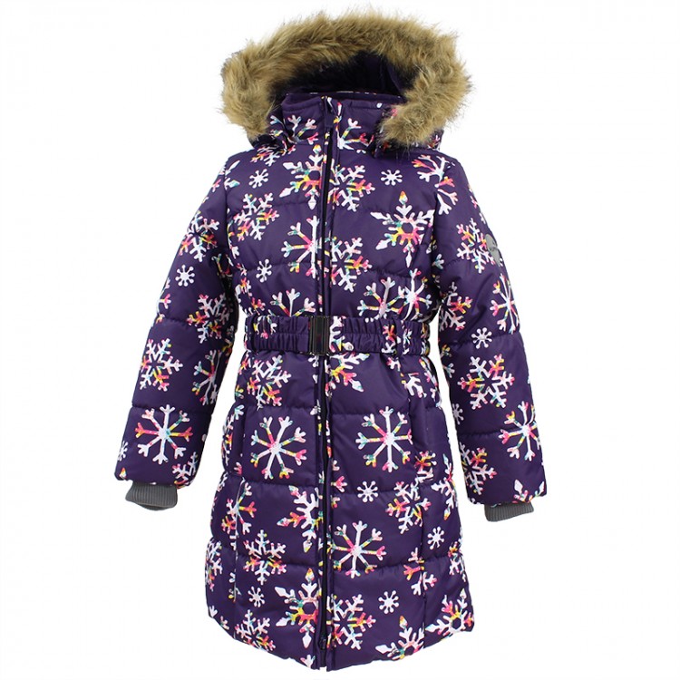 Пальто для девочки Huppa (арт. 12030030-71673 Yacaranda, цвет фиолетовый)