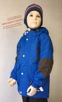 Куртка для мальчика Oldos (арт. Леон, цвет васильковый)